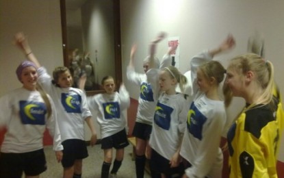 Småjenter i finalen i DNB-cup
