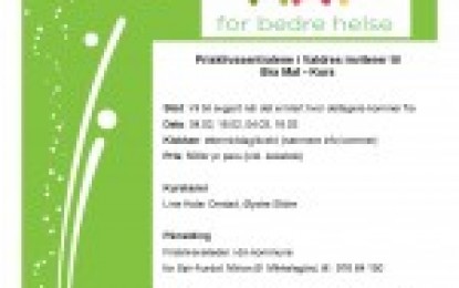 Nytt fra Folkehelsekoordinator