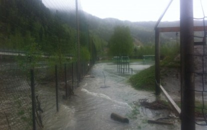 Kampene på Fossvang idag er utsatt pga av flom