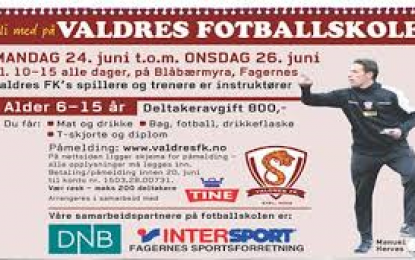 Bli med på fotballskole!