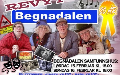 Jubileumsrevy i Begnadalen