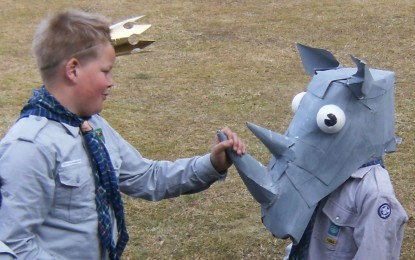 St. Georgsfeiring for speiderne i Valdres