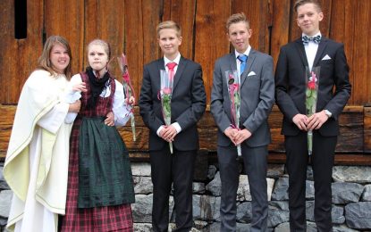 Konfirmasjoner i juni