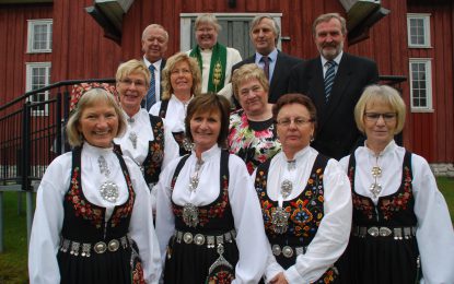 Stinn brakke i Bagn kyrkje i dag