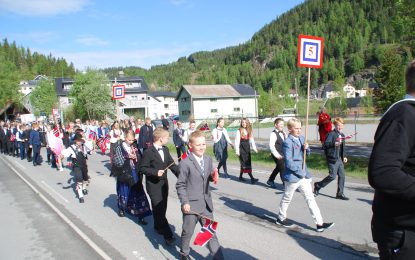 Fantastisk 17.mai på Bagn