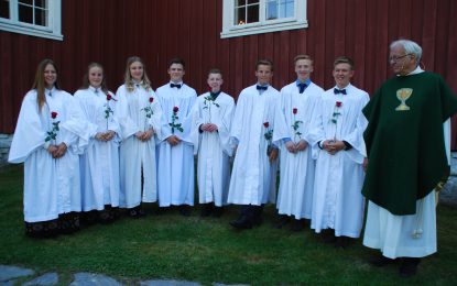 Konfirmasjon i Bagn kyrkje