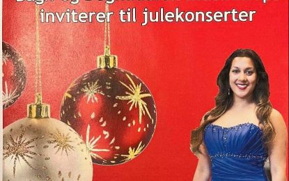 Julekonsert  søndag 18. des kl 1930