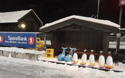 Skøytebanen er klar til bruk